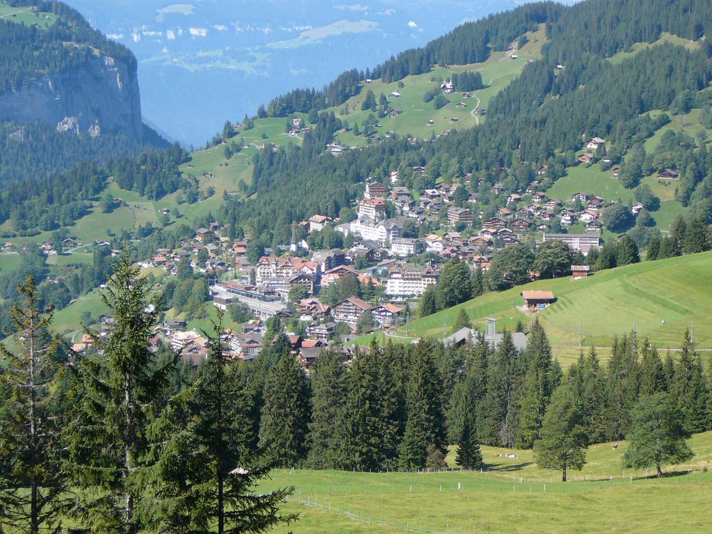 Chalet Acheregg Wengen Zimmer foto